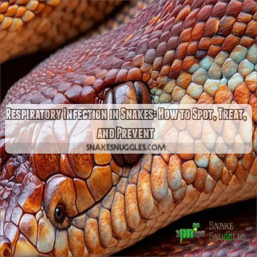 how to spot respiratory infection in snakes