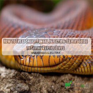 how to treat snake fungal infection