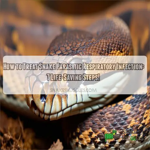 how to treat snake parasitic respiratory infection