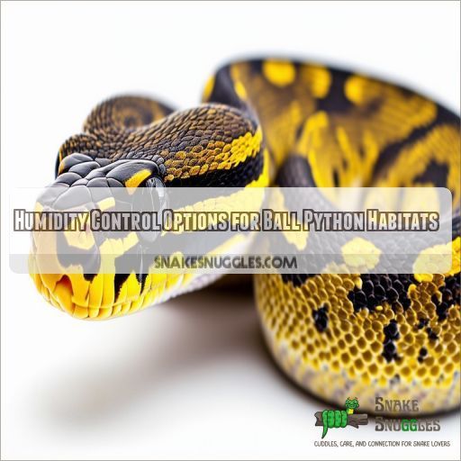 Humidity Control Options for Ball Python Habitats