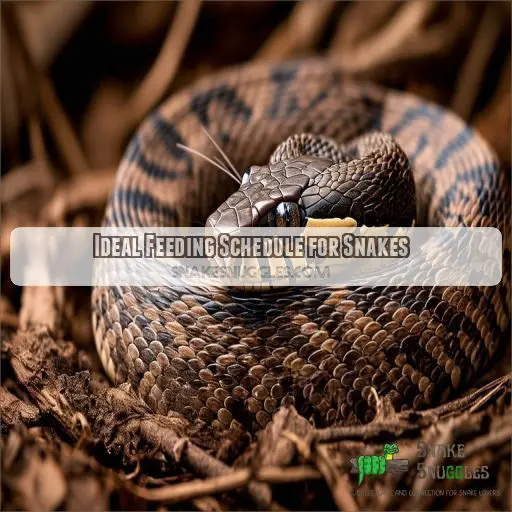 Ideal Feeding Schedule for Snakes