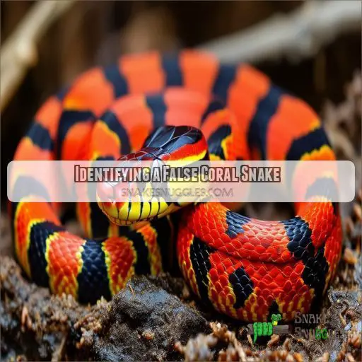 Identifying a False Coral Snake