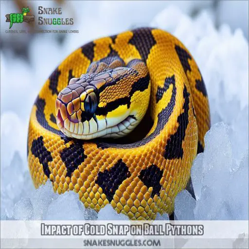 Impact of Cold Snap on Ball Pythons