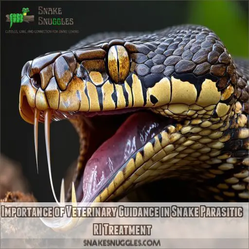 Importance of Veterinary Guidance in Snake Parasitic RI Treatment