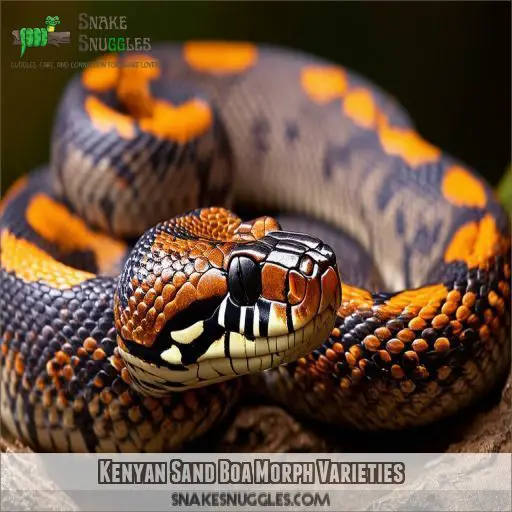 Kenyan Sand Boa Morph Varieties