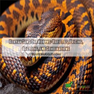 kenyan sand boa morphs