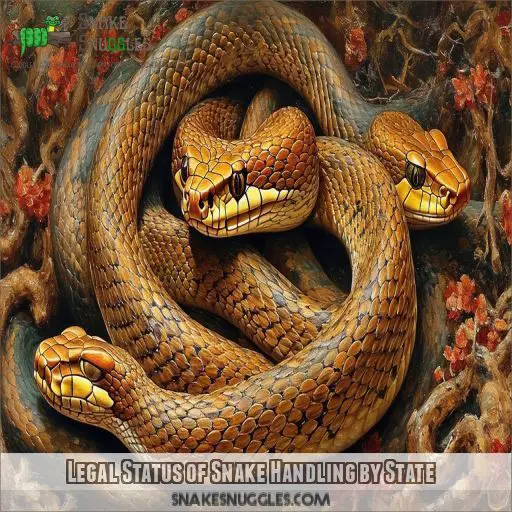 Legal Status of Snake Handling by State