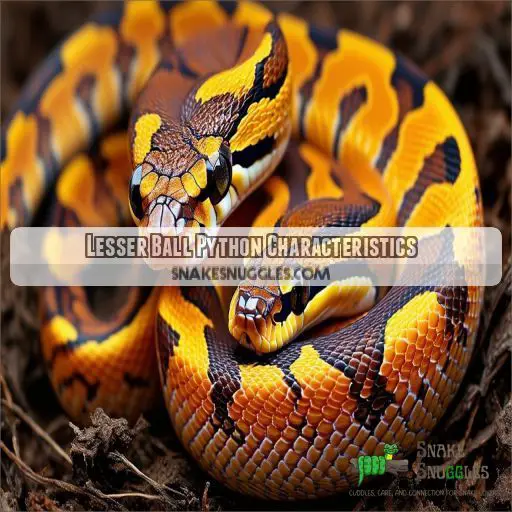 Lesser Ball Python Characteristics