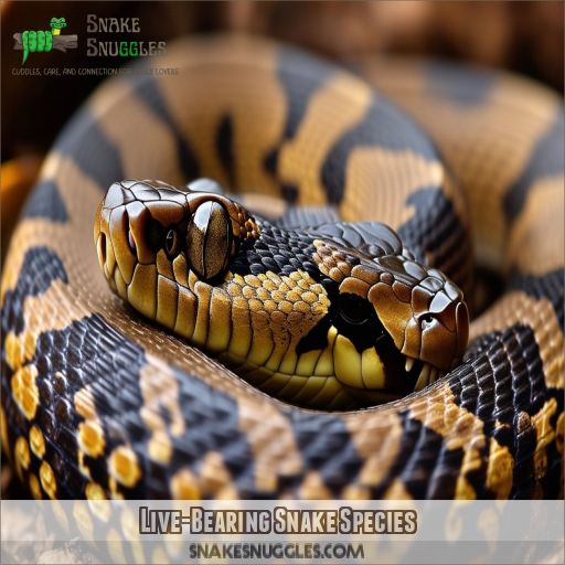 Live-Bearing Snake Species