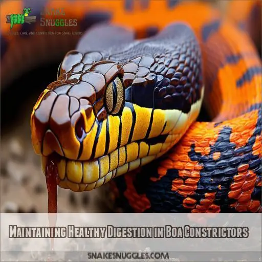 Maintaining Healthy Digestion in Boa Constrictors