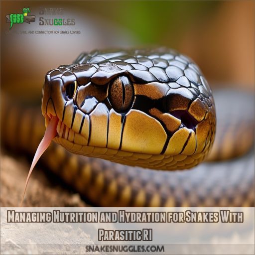 Managing Nutrition and Hydration for Snakes With Parasitic RI