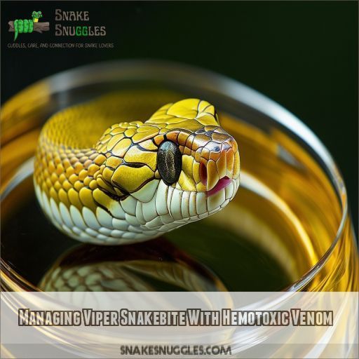 Managing Viper Snakebite With Hemotoxic Venom