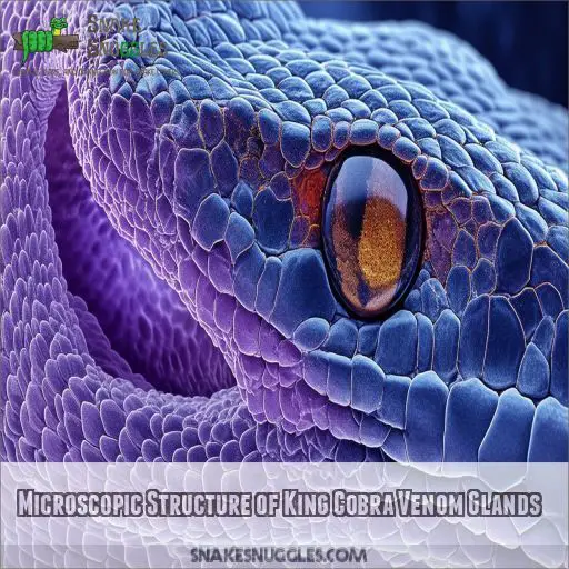 Microscopic Structure of King Cobra Venom Glands