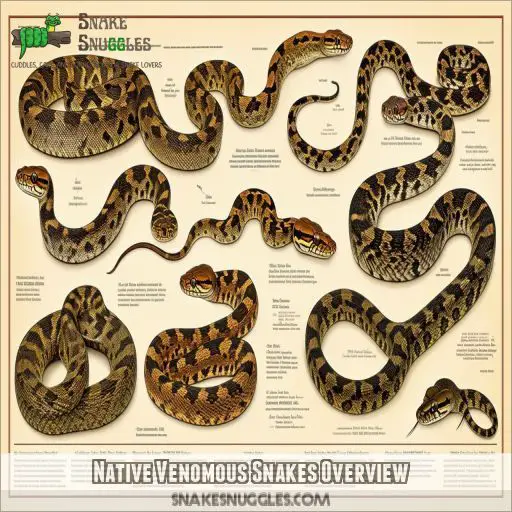 Native Venomous Snakes Overview