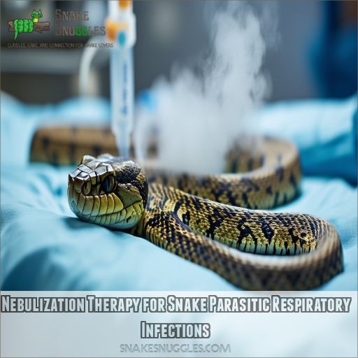 Nebulization Therapy for Snake Parasitic Respiratory Infections