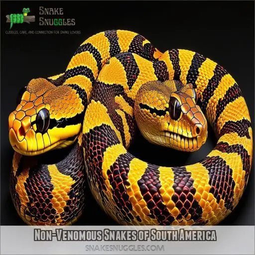 Non-Venomous Snakes of South America