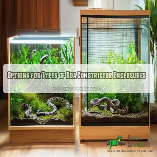 Options for Types of Boa Constrictor Enclosures