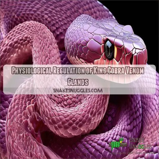 Physiological Regulation of King Cobra Venom Glands