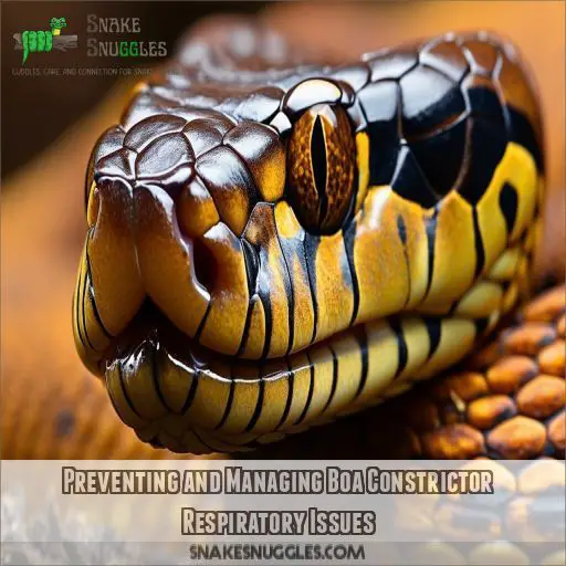 Preventing and Managing Boa Constrictor Respiratory Issues