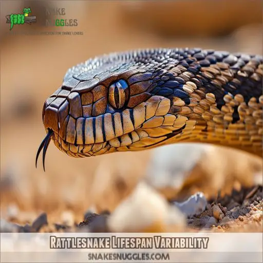 Rattlesnake Lifespan Variability