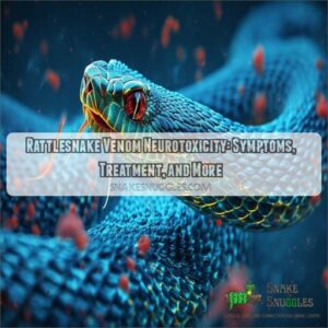 Rattlesnake venom neurotoxic effects