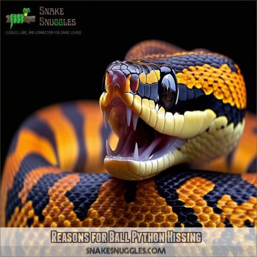 Reasons for Ball Python Hissing