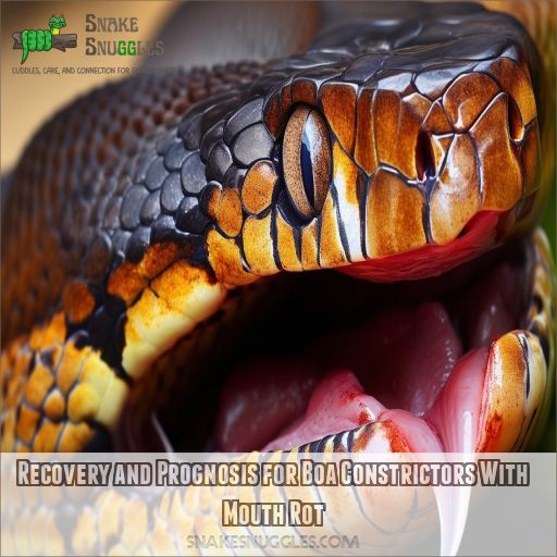 Recovery and Prognosis for Boa Constrictors With Mouth Rot