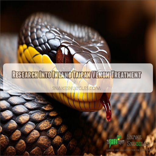 Research Into Inland Taipan Venom Treatment