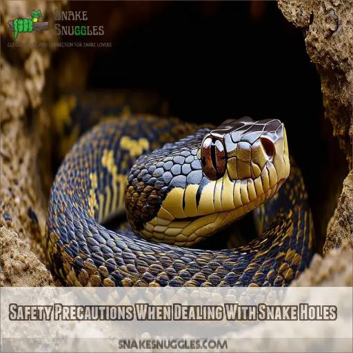 Safety Precautions When Dealing With Snake Holes