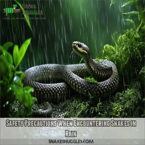 Safety Precautions When Encountering Snakes in Rain