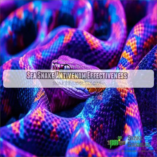 Sea Snake Antivenom Effectiveness