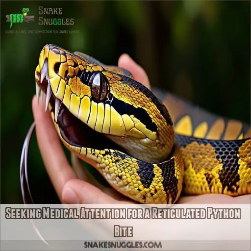 Seeking Medical Attention for a Reticulated Python Bite