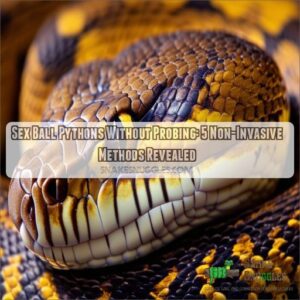 sex ball pythons without probing