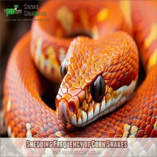 Shedding Frequency of Corn Snakes