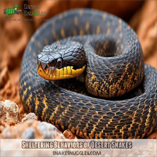 Sheltering Behaviors of Desert Snakes