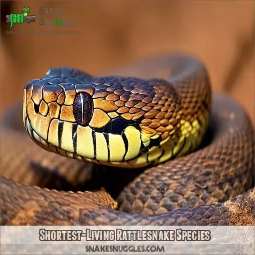 Shortest-Living Rattlesnake Species