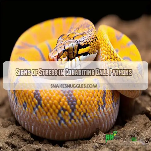 Signs of Stress in Cohabiting Ball Pythons