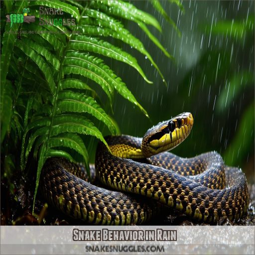 Snake Behavior in Rain