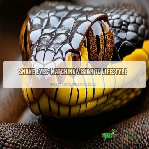 Snake Eyes: Matching Vision to Lifestyle