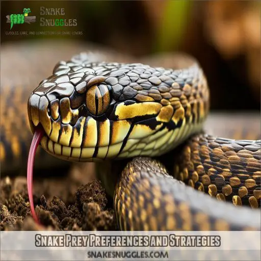 Snake Prey Preferences and Strategies