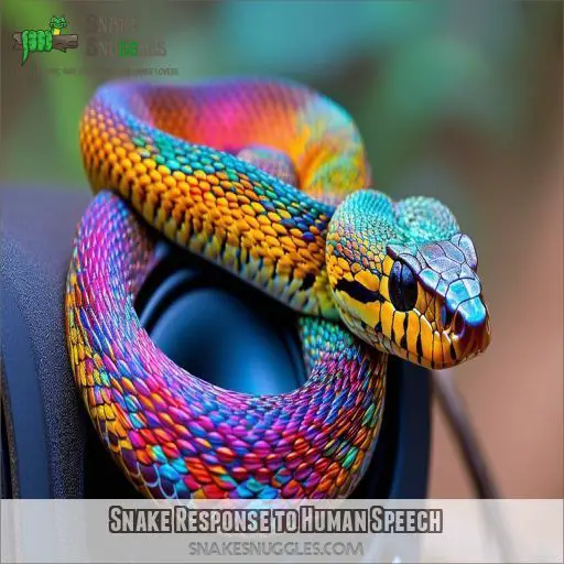 Snake Response to Human Speech