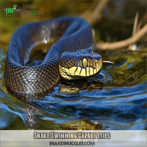 Snake Swimming Capabilities