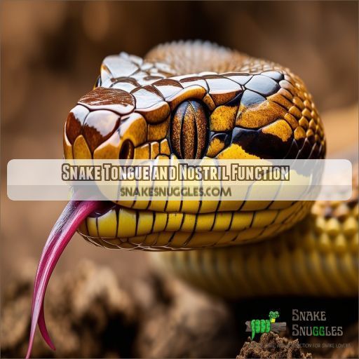 Snake Tongue and Nostril Function