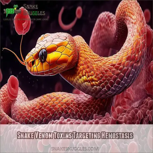 Snake Venom Toxins Targeting Hemostasis