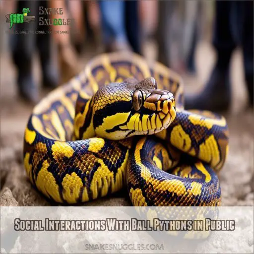 Social Interactions With Ball Pythons in Public