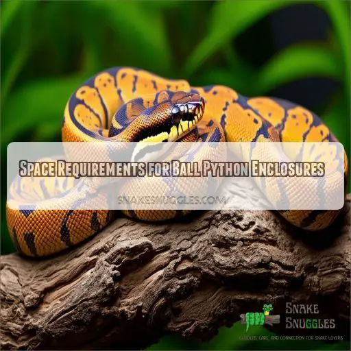 Space Requirements for Ball Python Enclosures