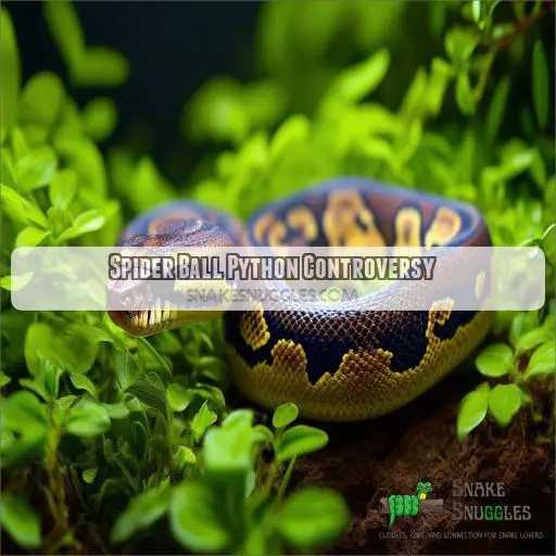 Spider Ball Python Controversy