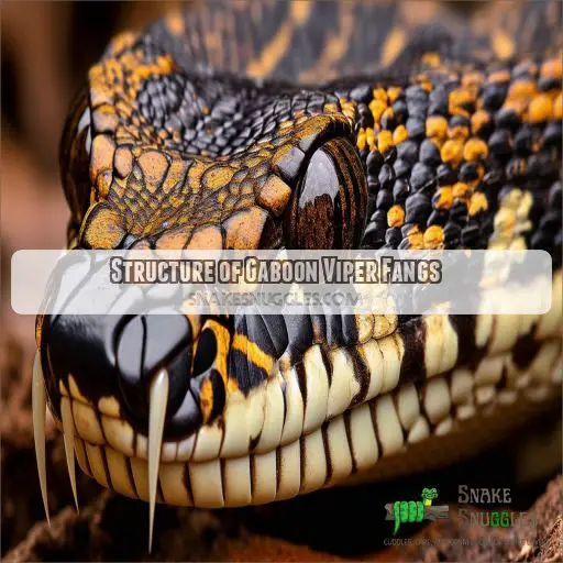 Structure of Gaboon Viper Fangs