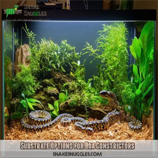 Substrate Options for Boa Constrictors