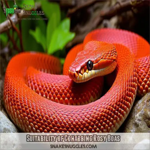 Suitability of Cohabbing Rosy Boas